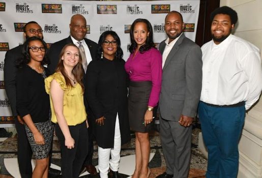 Perri duGard Owens and duGard Communications team celebrate a successful exhibition press conference during Black Music Month 2016 with NMAAM and CeCe Winans
